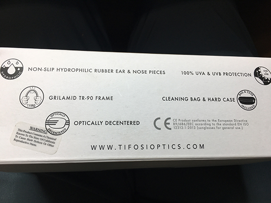 Tifosi sunglasses