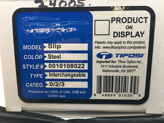 Tifosi Slip Steel sunglasses