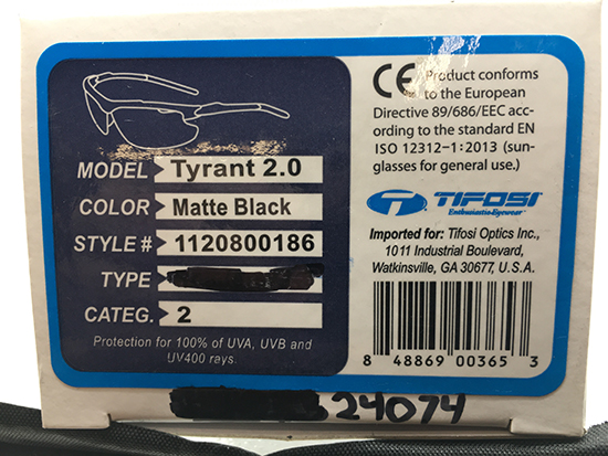 Tifosi Tyrant sunglasses
