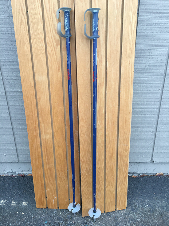 Reflex ski poles