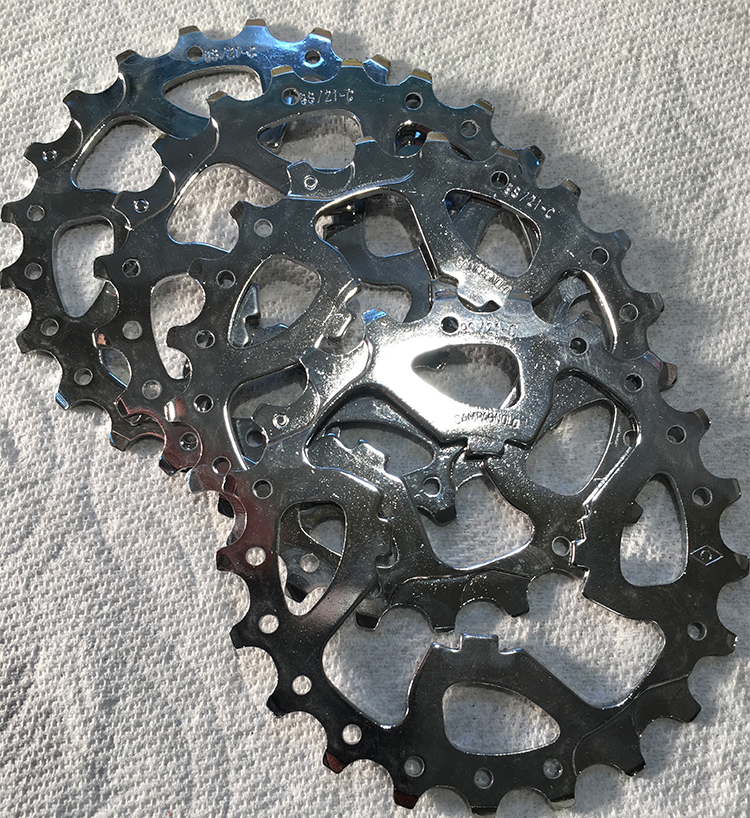21-tooth cog