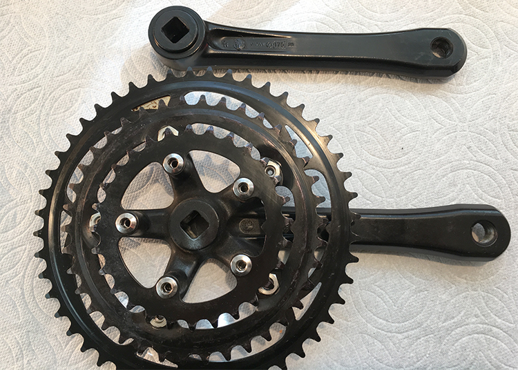 suntour single speed crankset