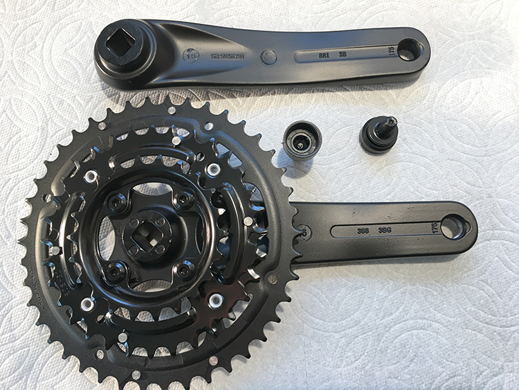 suntour single speed crankset