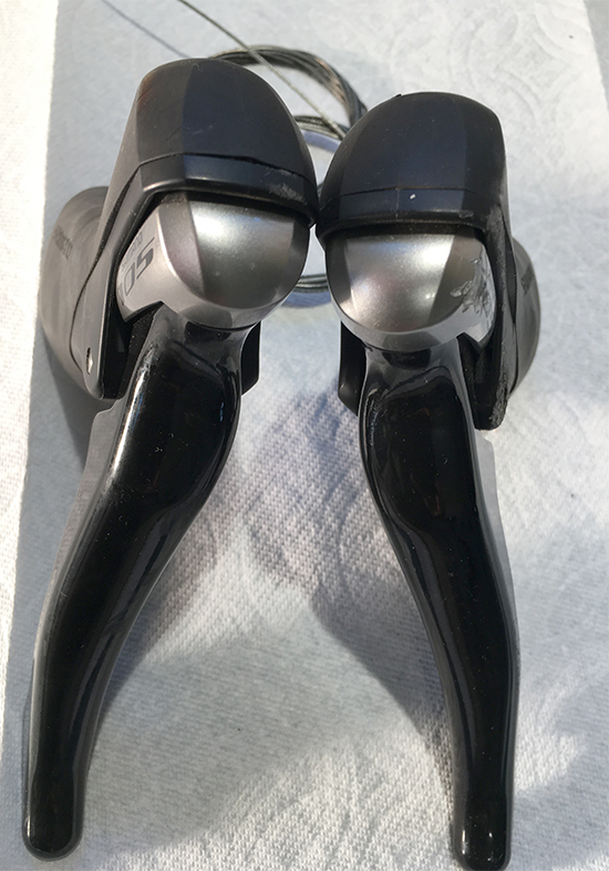 Shimano 105 STI & Downtube shift levers South Salem Cycleworks